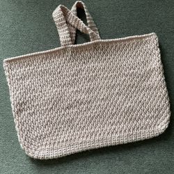 Crocheted Market Tote Bag