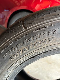 Mickey Thompson 305/45R17 Drag Radials (Pair) – Burnout / Roller / Track Only
