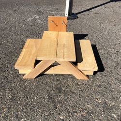 Squirrel Picnic Table