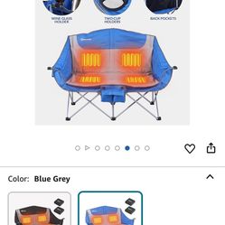 Antarctica heated double camping chair