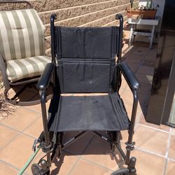 Steady Wheelchair, Older Model But Still Solid. Great For Heavy Person One Foot Rest .