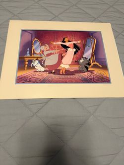 😀Disney Store Exclusive Commemorative Lithograph Print