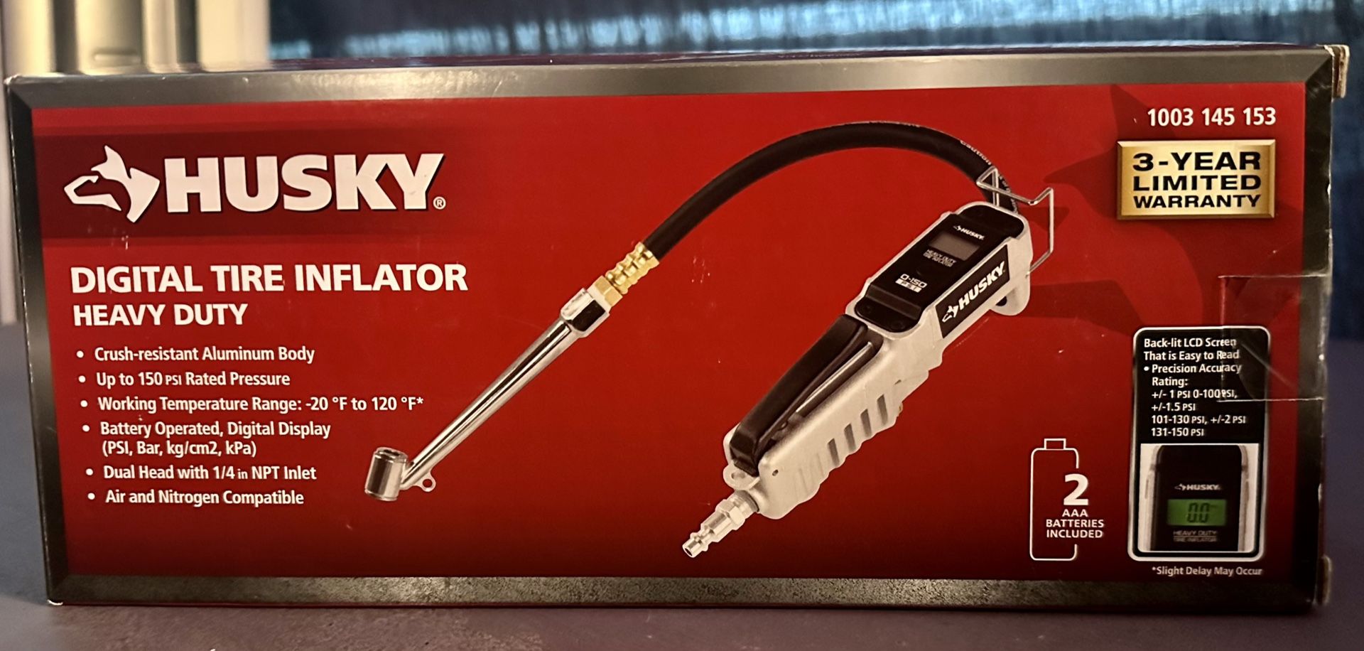 HUSKY Digital Tire Inflator 