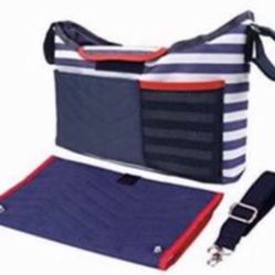 Baby Stroller Organizer with Cup Holders, Universal Fit for All, Easy Installation, Universal Stroller Organizer for Smart Moms, Bonus Changing Pad a 