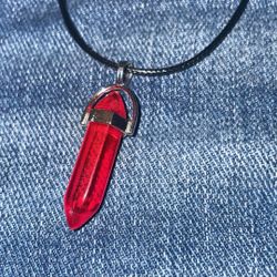 Red Crystal Necklace 