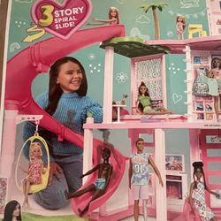 Barbie Dreamhouse Pool Party Doll House 3 Story 