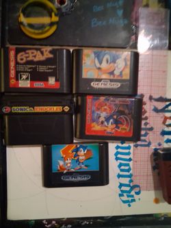 5-game Sega Genesis lot.