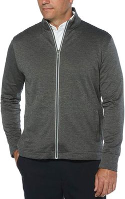 Callaway Men's Full Zip Long Sleeve Waffle Knit Fleece Golf Jacket Size M