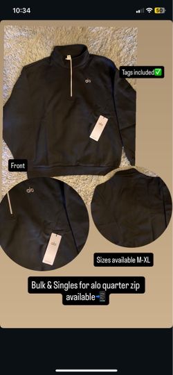 alo QUARTER ZIP BEST UNBEATABLE PRICES & QUALITY HERE