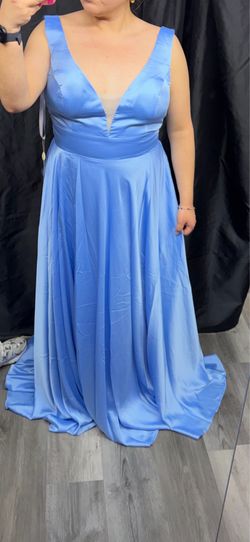 Light Blue Formal Gown – XXL (Altered)  size 12