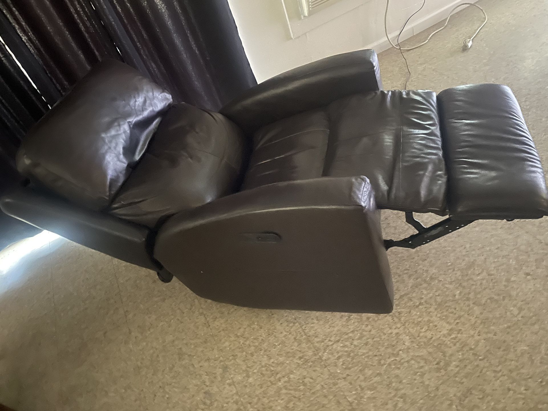 Recliner With Button To Recline