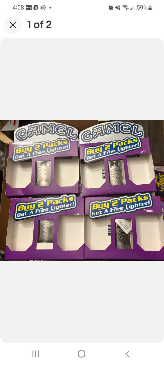 Joe Camel Pewter Flip Top Zippo Style Lighter New In Box