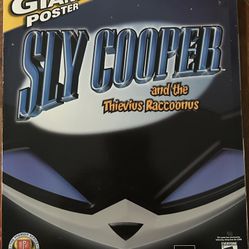 Sly Cooper & the Thievius Raccoonus Prima Strategy Guide - NO POSTER - Sony PlayStation 2 PS2 - Insomniac Games