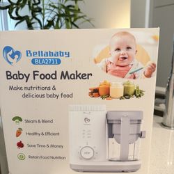 Baby Food Maker with free Breastmilk Storage Bags 