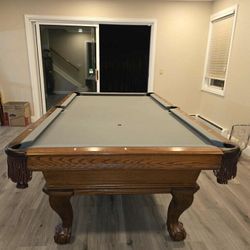 8' Steepleton Pool Table 
