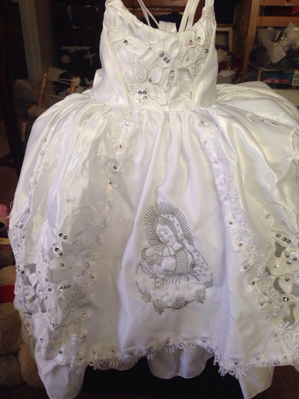 vestido de bautizo.