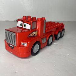 Disney Pixar cars Mack truck hauler Lego