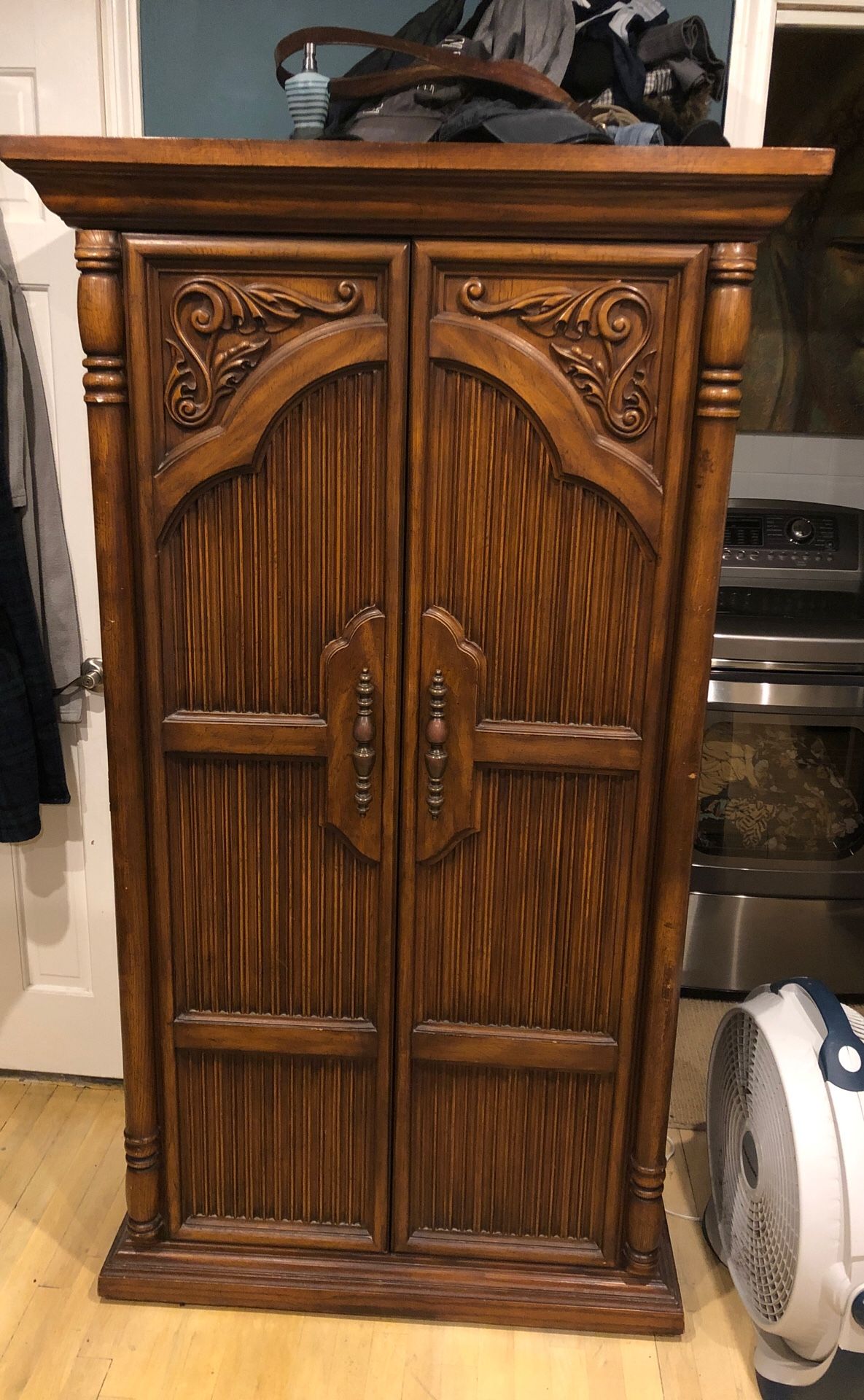 Beautiful Wood Armoire