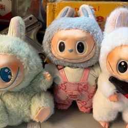 Labubu Plush Figures Set of 3