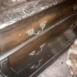 Marble Top, Dresser, Buffet, Entrance Table, ODU,Do You Area, $200