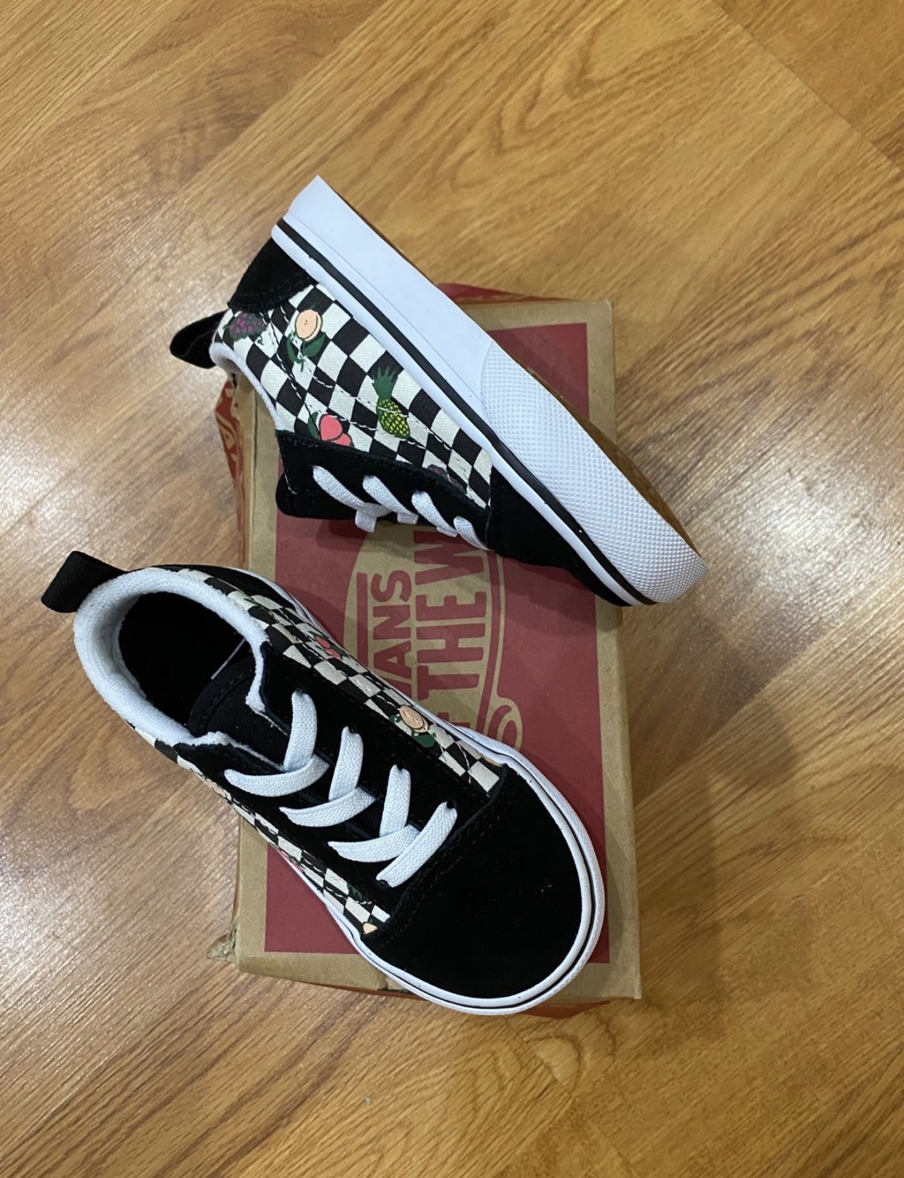 New Girls Toddler Vans Sz 7, 10 Shoes Black 
