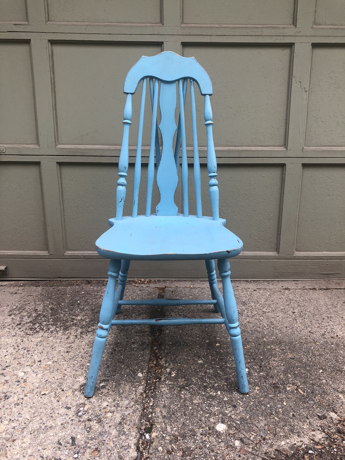 Vintage Painted Wooden Chair 