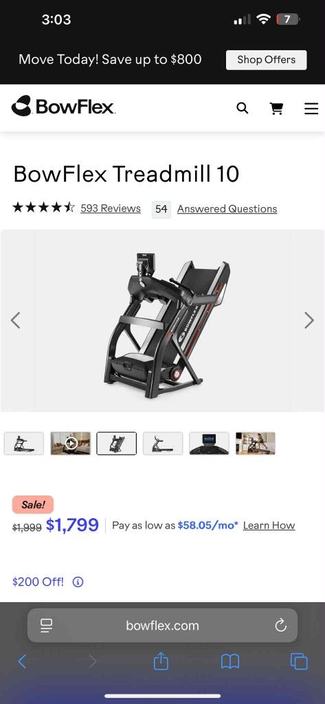 BowFlex Treadmill 10