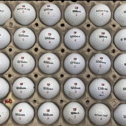 30 Wilson Duo Golf Balls 4a Lot B16
