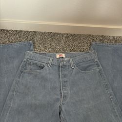501 Straight Leg Button Fly  33x30