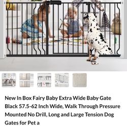 DOG GATE / KID GATE / Black 