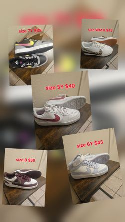 Nike shoes different sizes