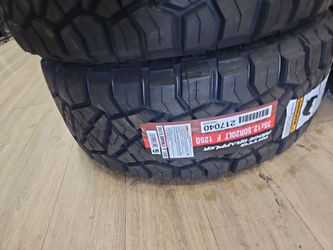 New set of tires nitto ridge grappler 35 1250 20 lt