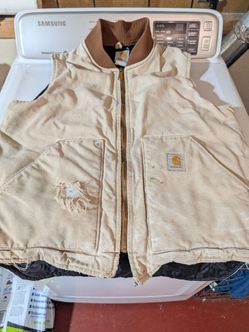 Vintage patina Carhartt vest (insulated)
