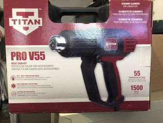 Heat gun kit titan pro V55 new