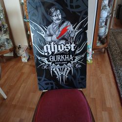 Gurkha Ghost Metal Sign 35.00