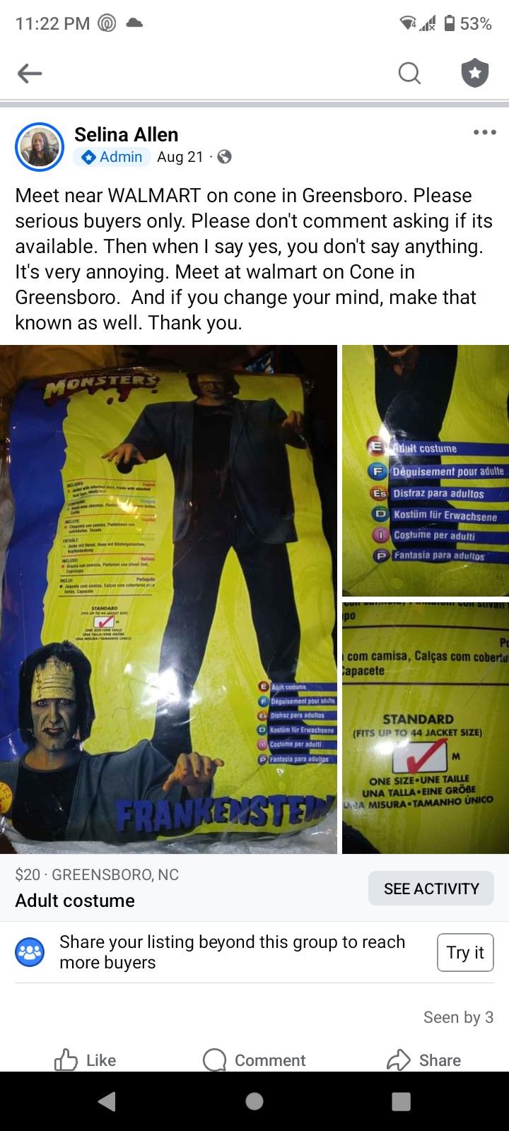 Adult Costume