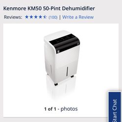 50 Pint Dehumidifier 