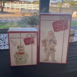 Lenox Santa And Snowman Created For Macy’s