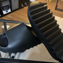 Size 13 Black YS-01 Yeezy Slides