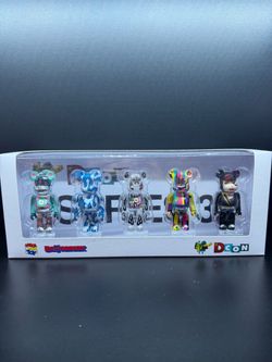 SEALED Series 3 Medicom BE@RBRICK x DCon 5-Pack