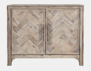 Gramercy Grey Wash 2 Door Accent Cabinet