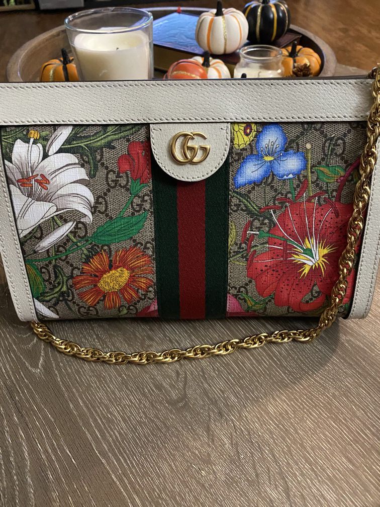 Gucci GG Flora Ophidia shoulder bag