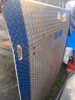 Uline ramp aluminum dock plate
