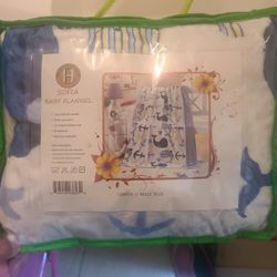 Baby Boy Flannel Blanket