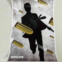 Novocaine B&B Theaters Original Limited Edition Promo Poster 12 X 18 NEW 2025