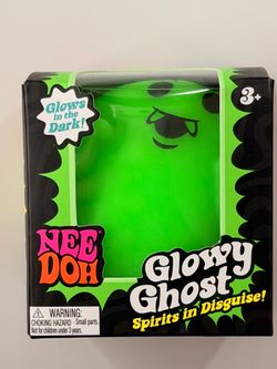 Halloween SCHYLLING Nee Doh Glowy Ghost Stress Ball Toy