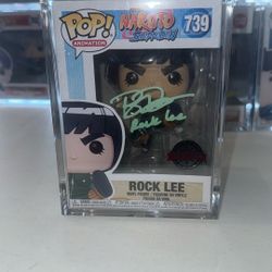 Rock Lee Signed By Brian Donovan 