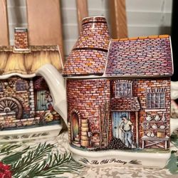 Two Sadler The Old Mill teapots bundle 