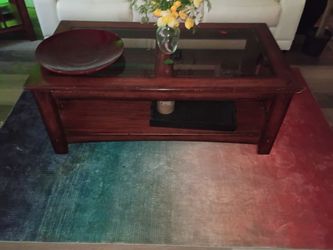 3 pc set Glass top coffee, sofa, and end table
