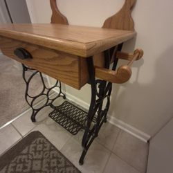 Antique Wooden Wash Stand Table